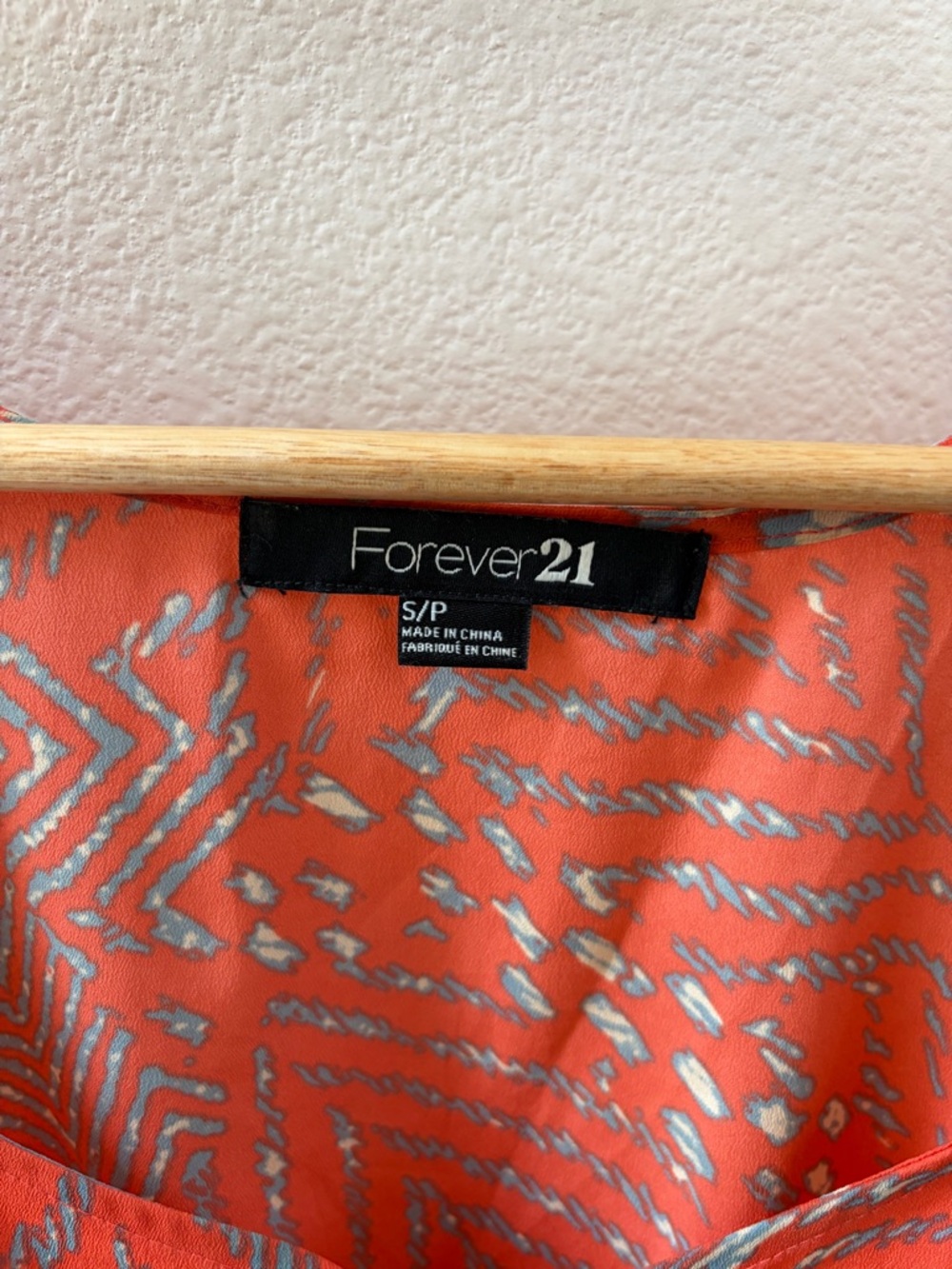 Orange Gray-Print Sleeveless Mini Dress - Picture 3 of 3